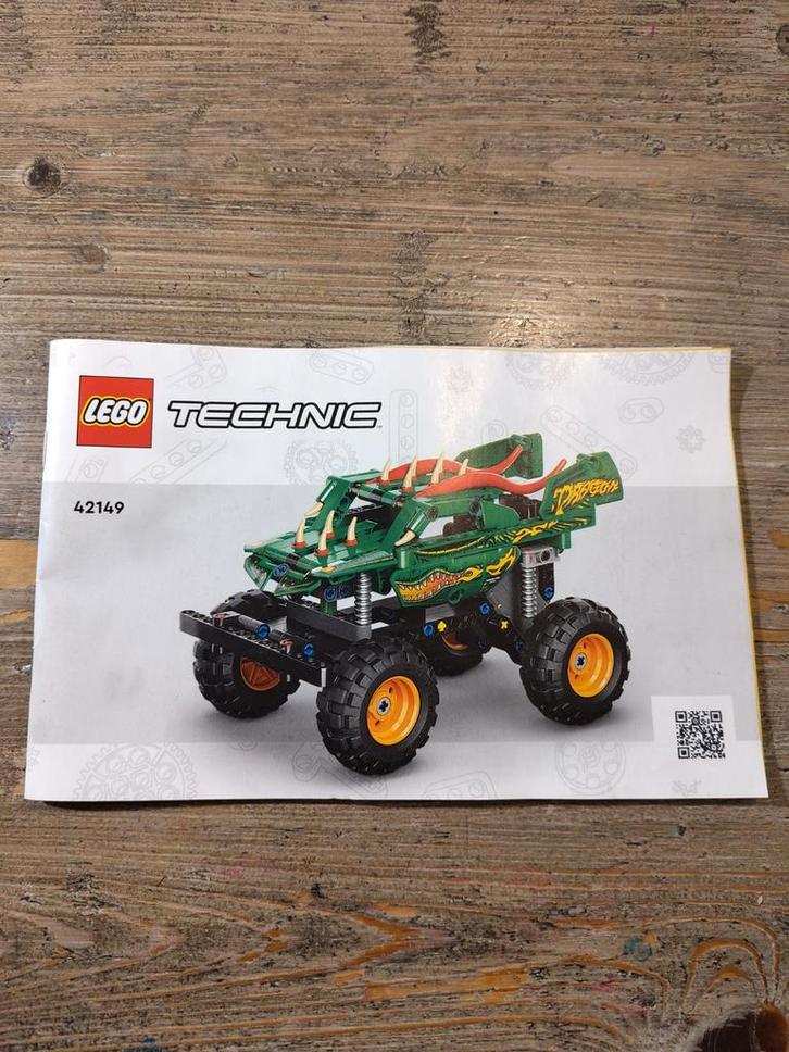 Lego Technic 42149 Monster Jam Dragon - Compleet!, Kinderen en Baby's, Speelgoed | Duplo en Lego, Gebruikt, Lego, Complete set