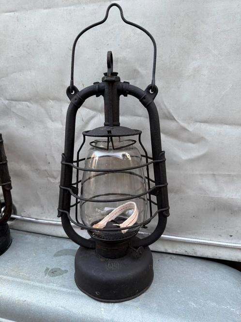 Mooie ALG Franse lamp. Werkend met nieuwe lont, Antiek en Kunst, Antiek | Lampen, Ophalen of Verzenden