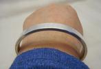Zilveren vintage slavenarmband nr.931, Sieraden, Tassen en Uiterlijk, Verzenden, Gebruikt, Zilver, Zilver