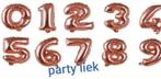 cijfer 40 folieballon nr C691 + diverse andere cijfers, Ophalen of Verzenden, Nieuw, Versiering, Verjaardag