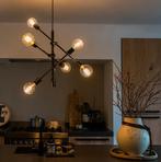 Industriële hanglamp 6 lamps ZGAN, Huis en Inrichting, Lampen | Hanglampen, Ophalen of Verzenden, Zo goed als nieuw, Industrieel