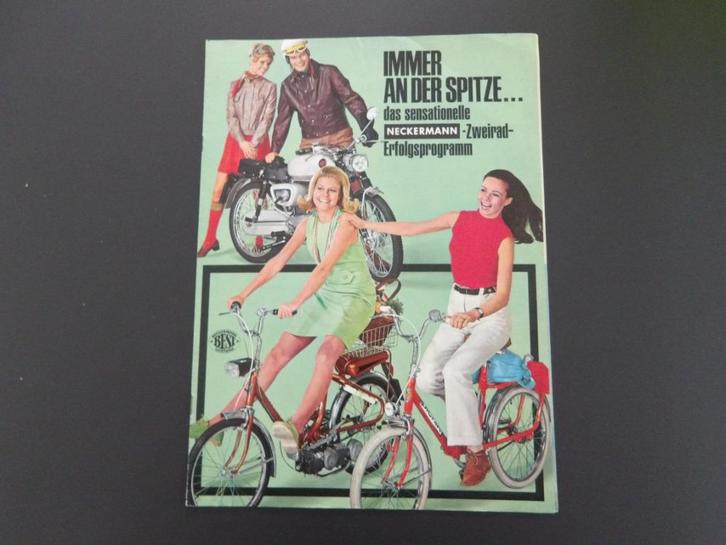 Neckermann Postorder folder tweewielers, Fietsen en Brommers, Handleidingen en Instructieboekjes, Zo goed als nieuw, Verzenden