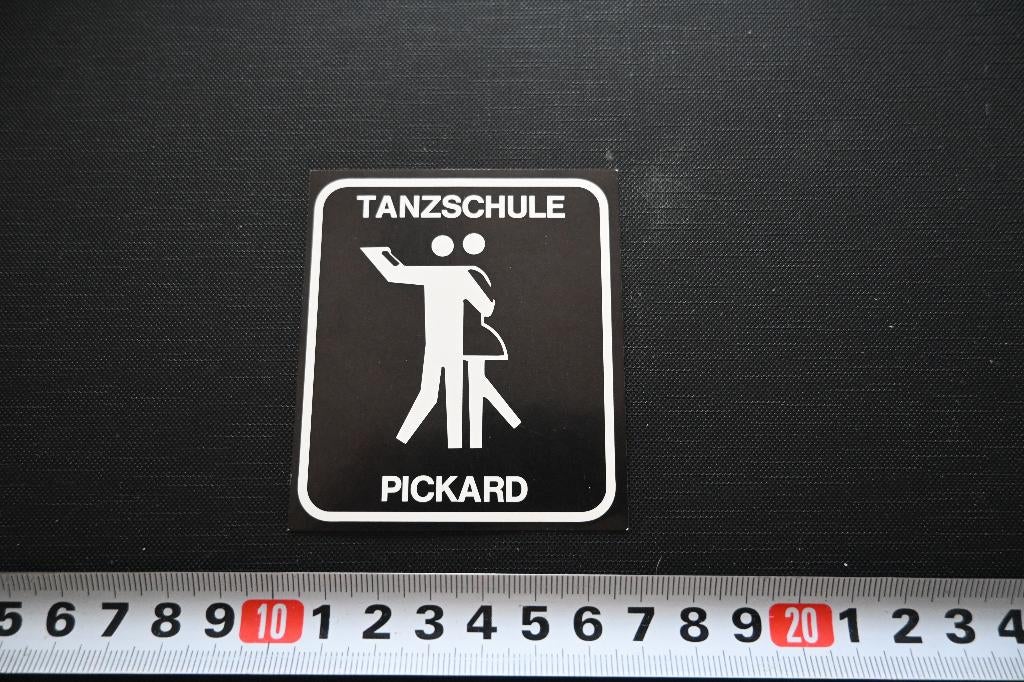 sticker tanzschule pickard dansen, Ophalen, Zo goed als nieuw