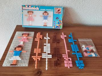 Ministeck pixel puzzle mens poppetjes meisjes beschikbaar voor biedingen
