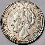 Zilveren 25 Cent 1939 - Koningin Wilhelmina, Postzegels en Munten, Munten | Nederland, Zilver, 25 cent, Ophalen of Verzenden, Koningin Wilhelmina