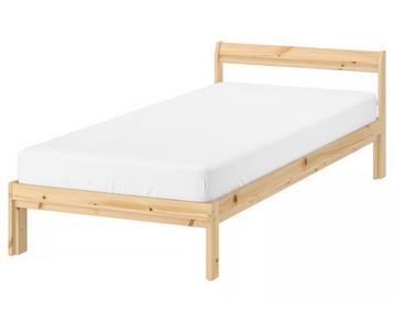 IKEA Neiden Bedframe 90x200 + Lattenbodem - afbeelding 2