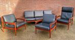 Complete vintage palisander Deense zithoek van LIFA, Ophalen, Zo goed als nieuw, Hout
