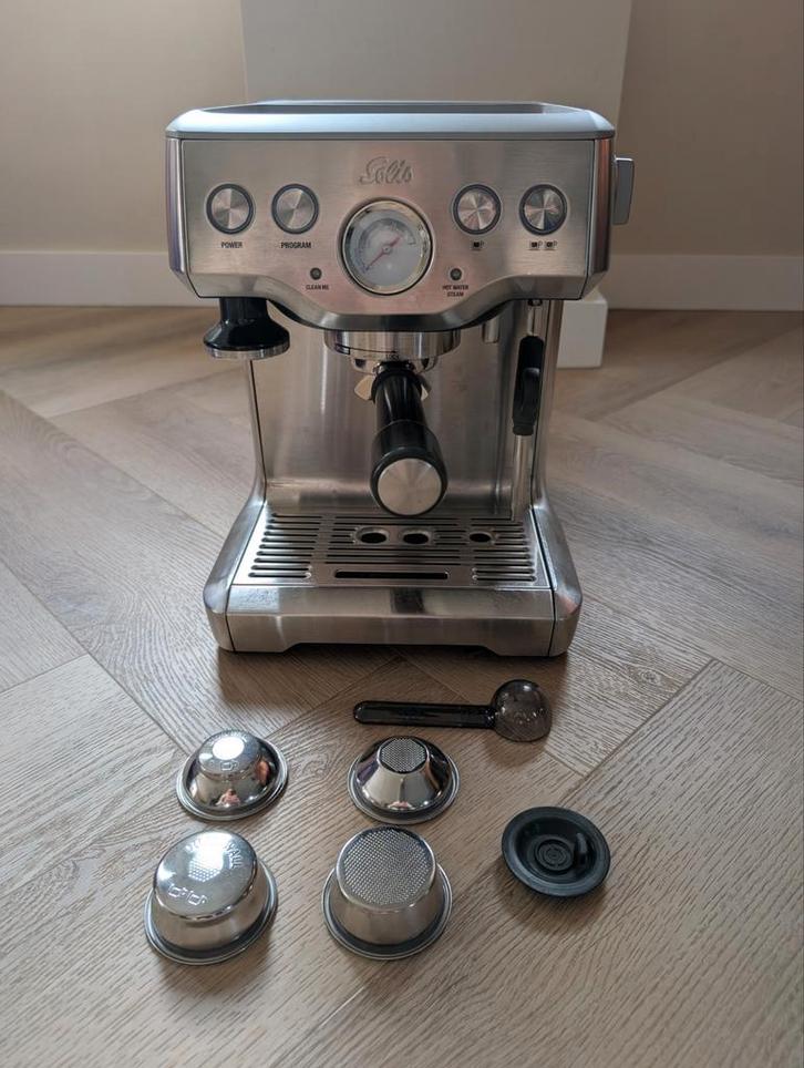 Solis 117 Espressomachine - Perfecte Espresso!, Witgoed en Apparatuur, Koffiezetapparaten, Gebruikt, Gemalen koffie, Espresso apparaat