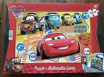 Disney Pixar Cars puzzel - Team Lightning McQueen (104 st), Ophalen of Verzenden, Meer dan 50 stukjes, Zo goed als nieuw