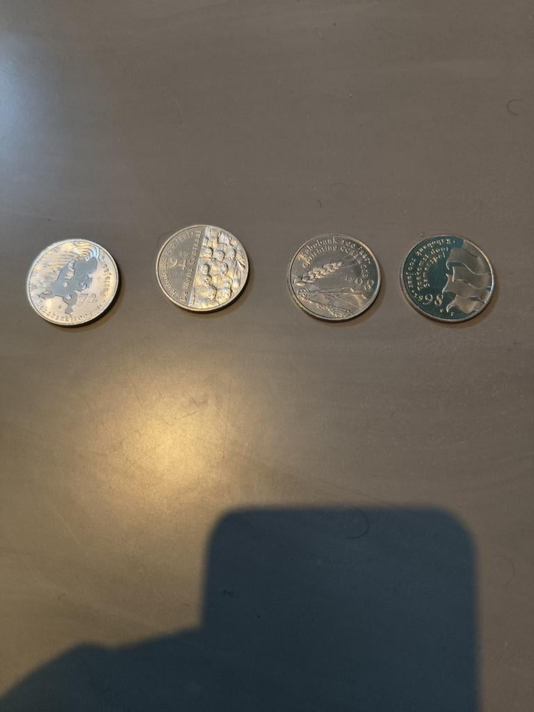 Compleet setje Rabobank 100 jaar munten, Postzegels en Munten, Munten | Nederland, Ophalen of Verzenden, Koningin Wilhelmina, Overige waardes