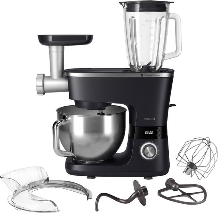 Nieuwe Philips 7000 series HR7962/21 - Keukenmachine, Witgoed en Apparatuur, Keukenmixers, Zo goed als nieuw, 4 liter of meer