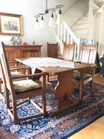 Kloostertafel met 6 stoelen, Ophalen of Verzenden