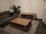 TV Meubel + Salontafel Hout, Huis en Inrichting, Tafels | Salontafels, Ophalen of Verzenden, Landelijk, Minder dan 50 cm, Rechthoekig