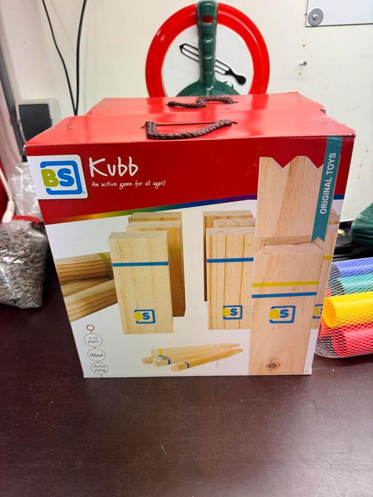 Kubb - Het Viking Spel voor Buiten!, Hobby en Vrije tijd, Gezelschapsspellen | Overige, Nieuw, Drie of vier spelers, Ophalen of Verzenden