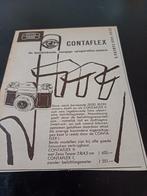 Advertentie van Zeiss Ikon Contaflex camera 1955, Verzamelen, Ophalen of Verzenden, 1940 tot 1960, Fototoestel