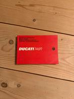 Ducati 748R owners manual., Ophalen of Verzenden, Gebruikt