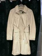 Arma ecru witte lange leren tussen jas trenchcoat 36 26985, Ophalen of Verzenden, Arma, Wit, Zo goed als nieuw