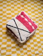 Berber vloerkussen Azilal Marokkaanse poef puur wol 70x70x30, Nijmegen, Nieuw, Ophalen of Verzenden, Mywoolnl@gmail.com