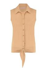 Studio anneloes pippa blouse L dark sahara travelstof, Maat 42/44 (L), Ophalen of Verzenden, Zo goed als nieuw