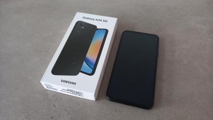 Nette Samsung A34 5G Zwart met lichte gebruikssporen, Telecommunicatie, Mobiele telefoons | Samsung, Gebruikt, Galaxy A, 128 GB