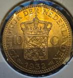 Nederland 10 gulden 1932 goud fdc Gouden Tientje Wilhelmina, Koningin Wilhelmina, Losse munt, 10 gulden, Goud
