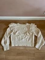 Only trui met ruches, crèmekleurig, maat L, Ophalen of Verzenden, Zo goed als nieuw, Maat 38/40 (M)