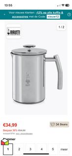 Bialetti melkopschuimer RVS, Ophalen of Verzenden, Nieuw