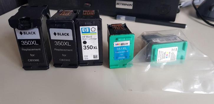 HP printer Cartridges 350 Xl en 351 XL zwart en kleur, Computers en Software, Printerbenodigdheden, Nieuw, Cartridge, Ophalen of Verzenden