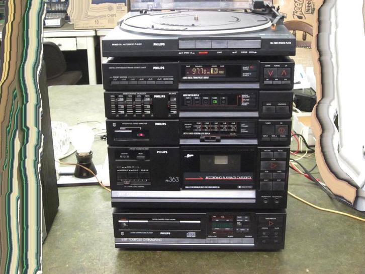 vintage philips setje met cd160, Audio, Tv en Foto, Stereo-sets, Gebruikt, Philips, Ophalen