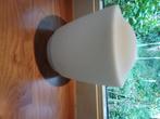 Vintage plafonnière, plafondlamp,wandlamp, Ophalen, Zo goed als nieuw, Glas, Vintage tikje modern ook.