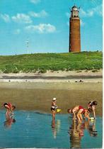 Texel- -Strand bij de vuurtoren., Verzamelen, Verzenden, 1960 tot 1980, Gelopen, Waddeneilanden
