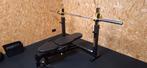 Powertec WB-OB halterbank met accessoires/bankdruk/homegym, Sport en Fitness, Fitnessmaterialen, Ophalen, Zo goed als nieuw, Overige typen