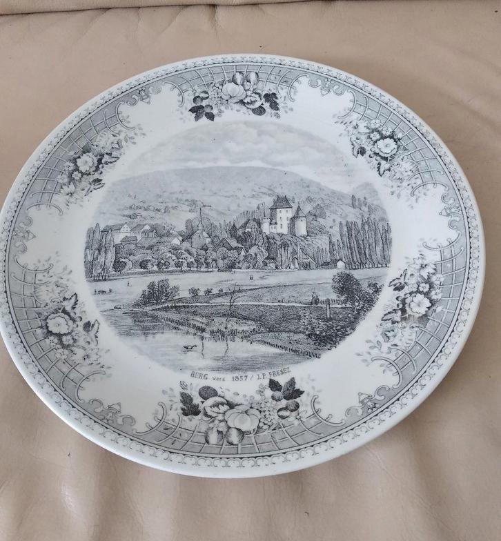 Herdenkingsbord Villeroy & Boch, Antiek en Kunst, Antiek | Wandborden en Tegels, Ophalen of Verzenden