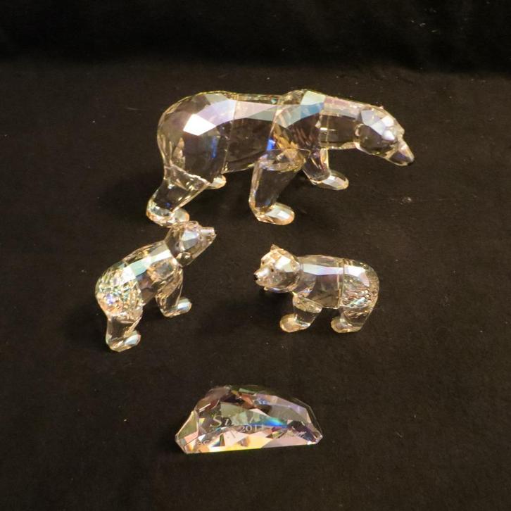 Swarovski Siku ijsbeer poolbeer met jongen 2011 in OVP, Verzamelen, Swarovski, Zo goed als nieuw, Figuurtje, Ophalen of Verzenden