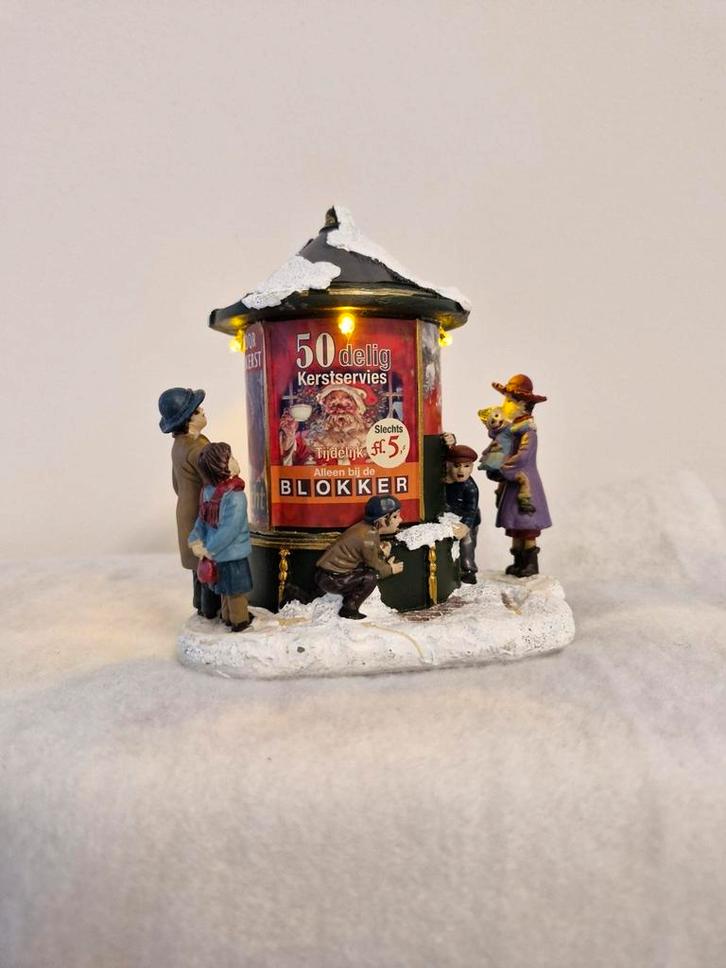 Reclamezuil Typisch Hollands kerstdorp, Diversen, Kerst, Zo goed als nieuw, Ophalen of Verzenden