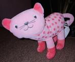 Hema roze pluche poes., Ophalen of Verzenden, Zo goed als nieuw, Poes