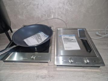 Miele teppanyaki CS1326Y en wokplaat CS1223I beschikbaar voor biedingen