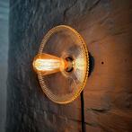 Vintage Holophane glazen wandlamp., Ophalen of Verzenden