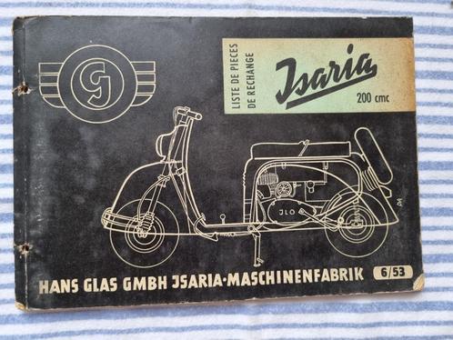 Isaria 200cmc (1953), Motoren, Handleidingen en Instructieboekjes, Overige merken, Ophalen of Verzenden