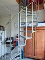 Bouwpakket  originele Grijze PREIN trap,h420cm, tredes80cm, Huis en Inrichting, Ophalen of Verzenden, Zo goed als nieuw