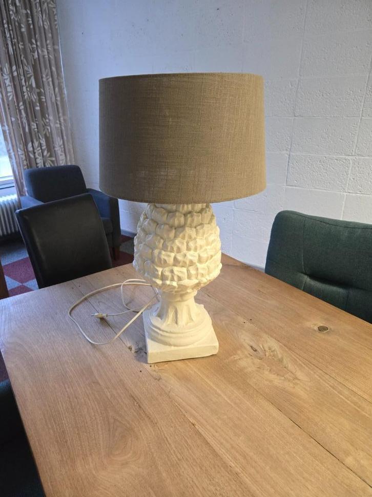 Robuuste zware schemerlamp, Huis en Inrichting, Lampen | Overige, Gebruikt, Ophalen of Verzenden