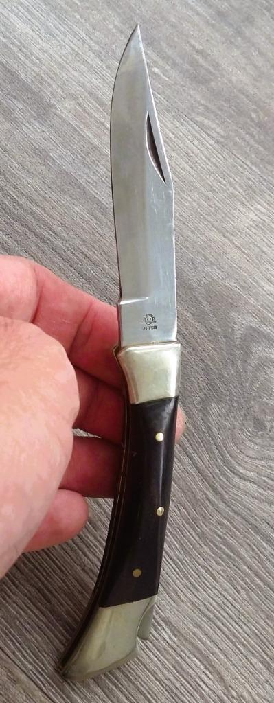 Omstreeks 1980 - 1990 Zakmes Mes Dolk Arbeider Visser Jager, Caravans en Kamperen, Kampeergereedschap, Gebruikt, Ophalen of Verzenden