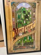 Mine craft poster met lijst, Ophalen, Rechthoekig Staand, Met lijst, Zo goed als nieuw