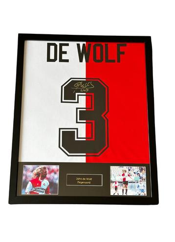 John de Wolf gesigneerd Feyenoord thuisshirt beschikbaar voor biedingen