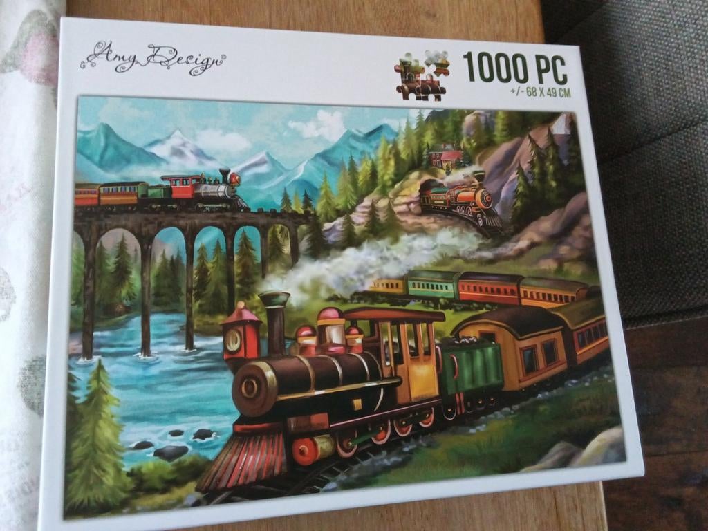 Legpuzzel 1000 st. 1x gemaakt, is compl. Voor de liefhebber!, Hobby en Vrije tijd, Denksport en Puzzels, Ophalen of Verzenden