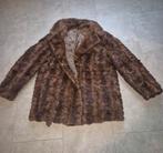 Vintage Bontjas, Ophalen of Verzenden, Gedragen, Maat 38/40 (M), Bruin