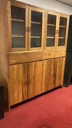 Teak buffetkast 180/200 cm NU €995,-, Ophalen, 200 cm of meer, 150 tot 200 cm, Teakhout