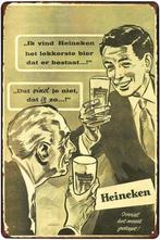 Blikken HEINEKEN retro reclame bord., Verzamelen, Biermerken, Nieuw, Reclamebord, Plaat of Schild, Heineken, Verzenden