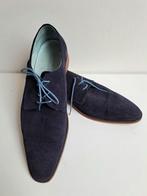 Humberto | blauwe suede herenschoenen | maat 46, Blauw, Ophalen of Verzenden, Zo goed als nieuw, Humberto