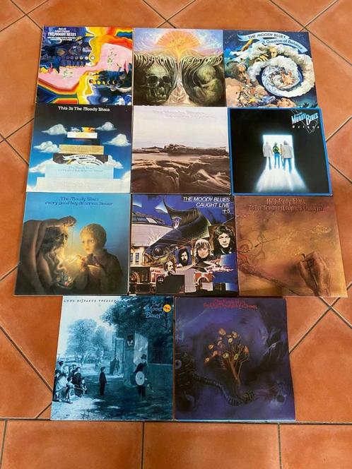 Moody Blues 11 stuks lp's, Cd's en Dvd's, Vinyl | Rock, Gebruikt, Poprock, Ophalen of Verzenden